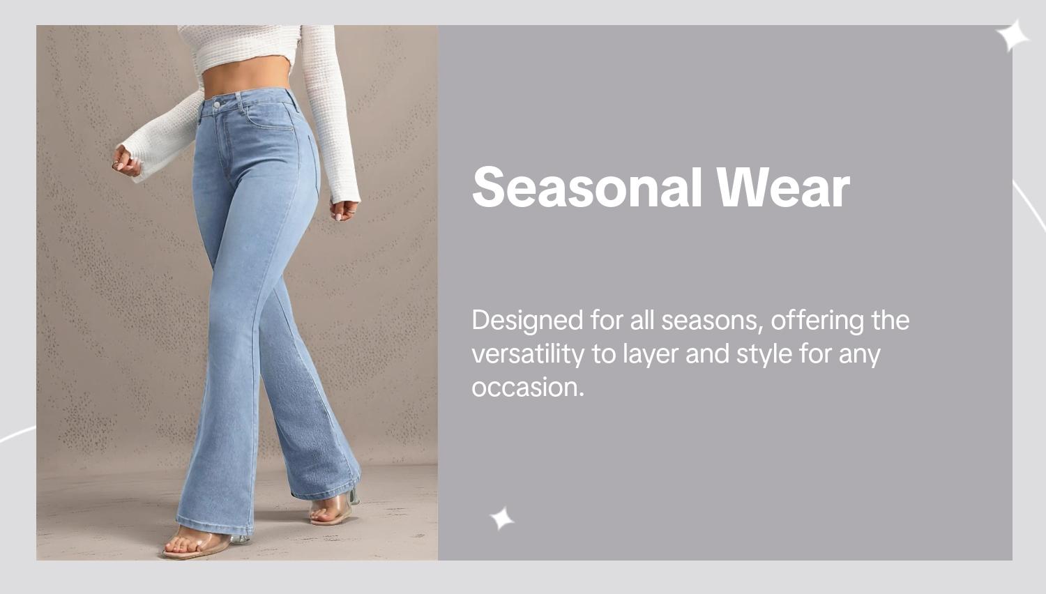 Gilipur Y2k Women's High Waist Flare Leg Jeans, Casual Button Fly Pocket Design Bell Bottom Denim, Women's Bottoms for Daily Wear, Fashionable and Versatile Women's Everyday