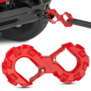 Nilight Quick Release Swivel S-Tow Shackle Hook - Forged Steel Heavy Duty Off-Road Recovery Hook, 11000 LBS Working Load, Fits Towing Straps & Ropes, for Jeep, SUV, ATV, Trailers, Red, Swivel Tow Shackle Towing Straps & Ropes