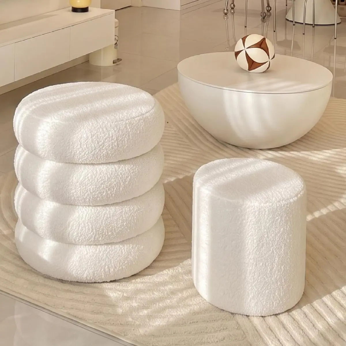 Mirrored dressing table stool Mirrored dressing table stool