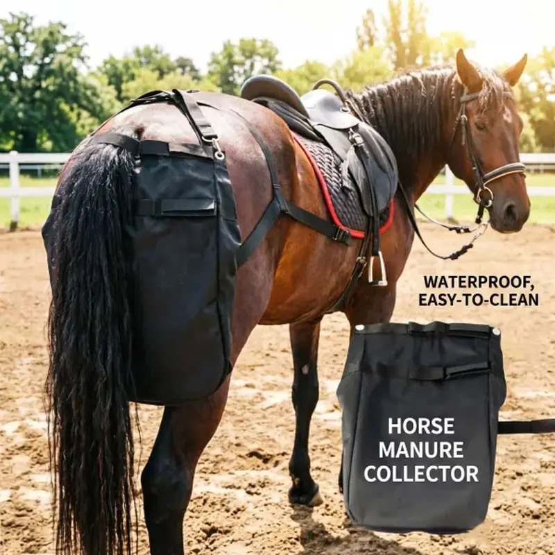 Horse Equipment Horse Poop Bag, Easy Clean Urban Eco-Friendly Horse Waste Bag, Horse Riding Gear, Wedding Stable Car Use