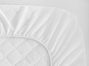 2 Pack Waterproof Crib Mattress Protector, Quilted 28"x52" Toddler Fitted Sheet - Machine Washable - Soft and Breathable Mattress Pad Cover for Crib, Nursery, Daycare, Cot, Black