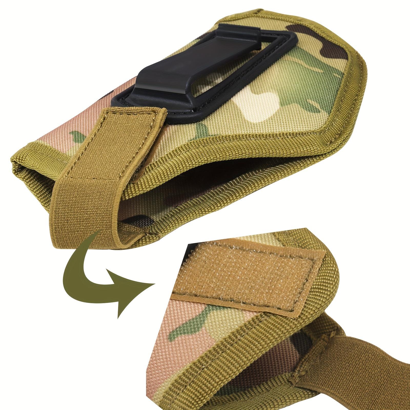 2-Pack Unisex Nylon Holsters, Classic Style IWB/OWB 9mm Holsters with Snap Snap Fits Glock 19, 17, 23, 26, 27, 42, 43, S&W M&P, Sig Sauer and More - 380 Holster