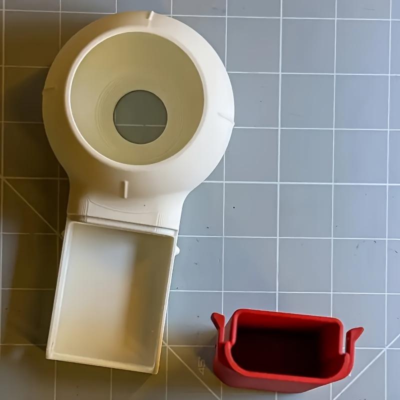 1/2-Piece Rotary Nozzle Drill Dust Collector - Featuring a Rotating & Tilting System - Ideal for Decorators and Home Use - Home Improvement Tool - Compact Design - Durable Plastic - Sturdy Construction - For DIY Enthusiasts