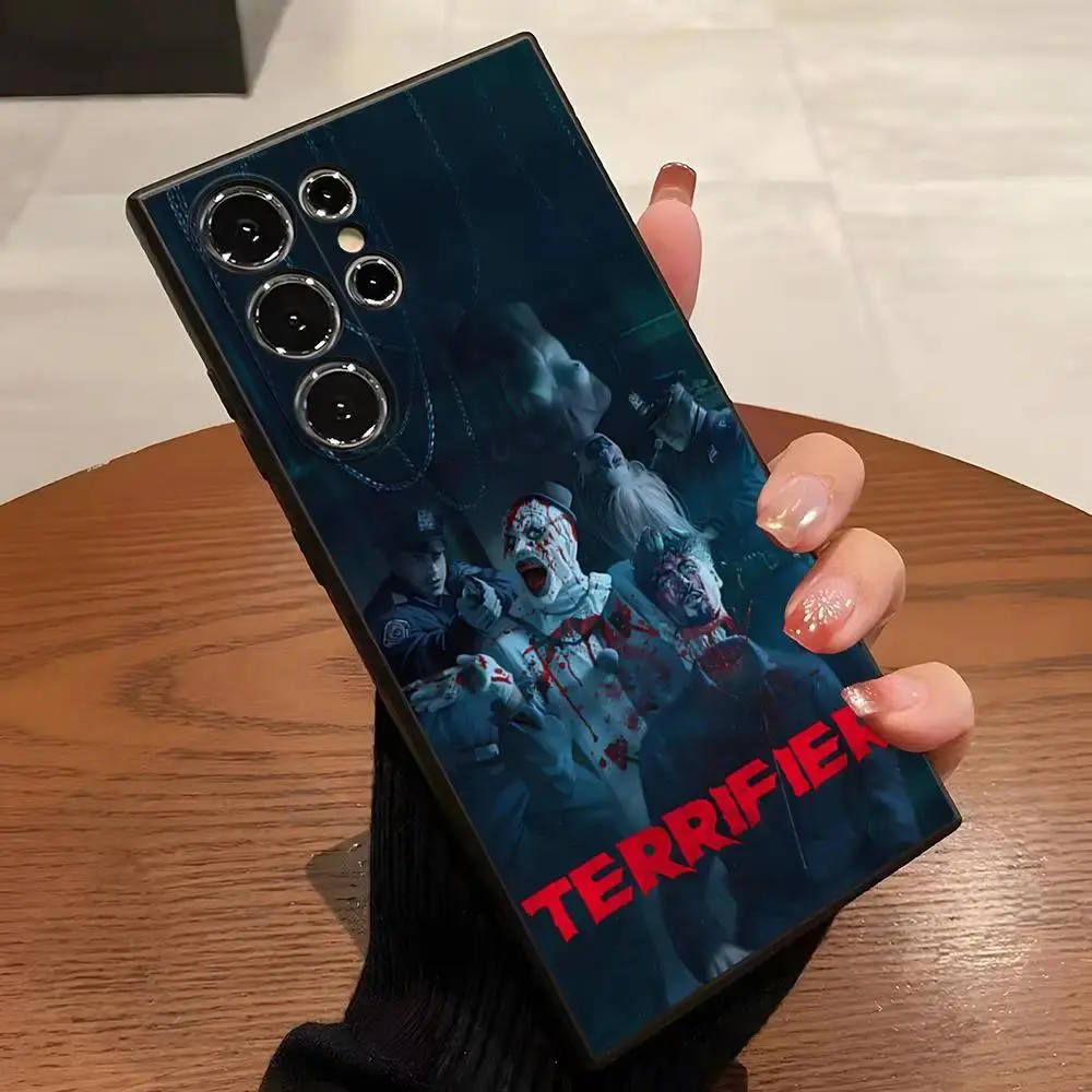 Horror Movie Terrifier Phone Case For Samsung Galaxy S26 S25 S24 S23 S22 For iphone 17 16 15 14 13 12 11 17Air Plus Pro Promax Cover