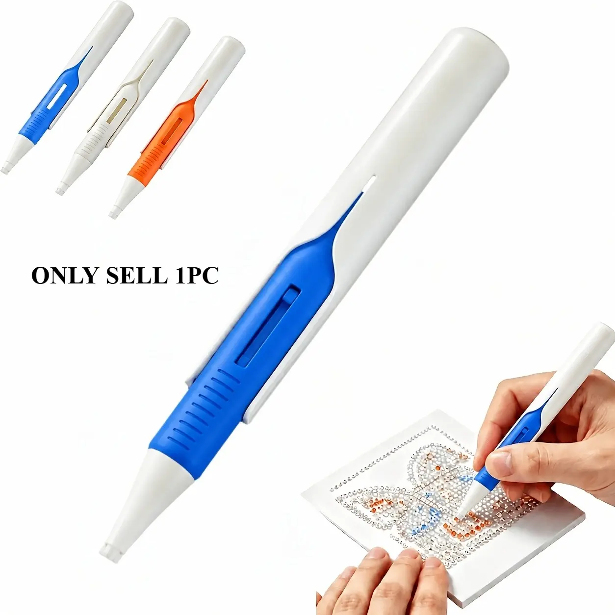 Automatic Dotting Pen with Ergonomic Grip and Precision Tip—ideal for Both Beginners and Experienced DIY Crafters, A Ready-to-use Dotting Tool for Dot Painting, Perfect for Coloring Books, Portable Dotting Pen