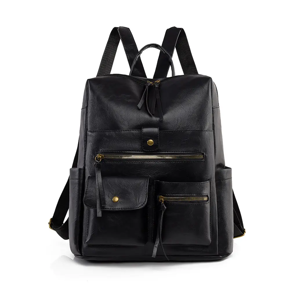 Women's New Vintage Large Capacity Backpack, Stylish All-Match Casual Student Daypack for Campus, Daily Commute, Outdoor Trips, Spacious Multi-Compartment Storage, Adjustable Padded Straps, Durable Wear-Resistant Fabric, Secure Zipper Closure