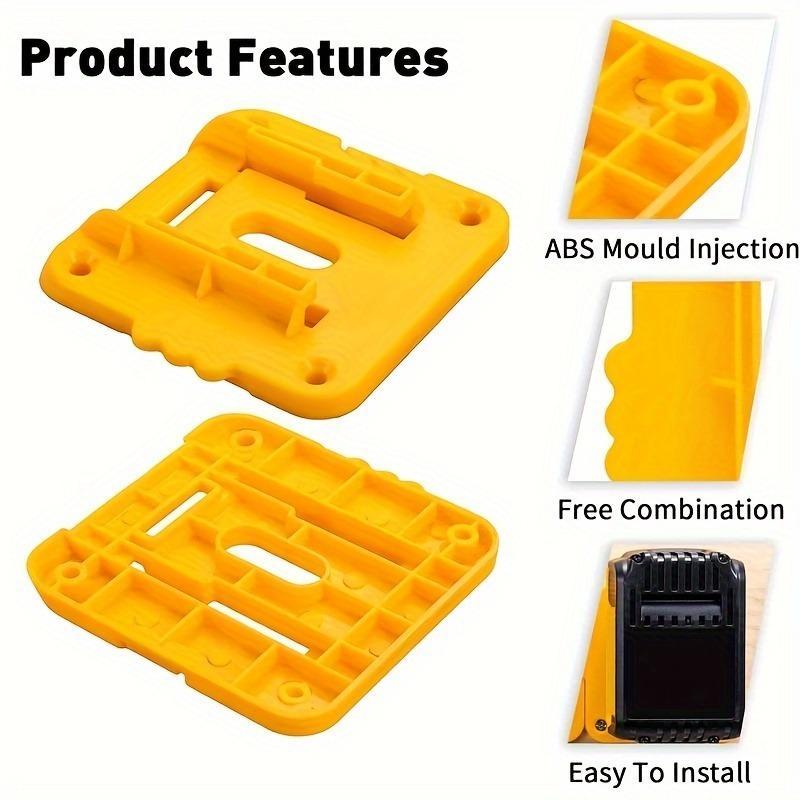 Battery Holder for Dewalt 18V 20V Cordless Battery, Compatible with DCB200/201/202/203/204 Battery, Power Tool Accessories
