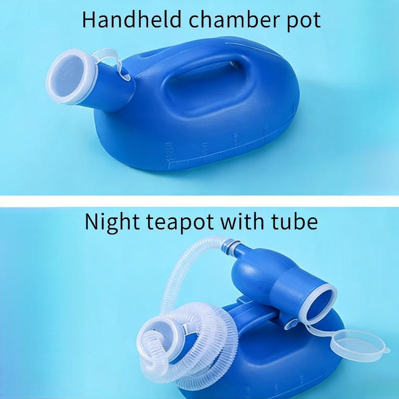2000ML Portable Urinal with 62.99In Extendable Tube Large Capacity Odor Resistant Design Bedside Toilet Solution for Elderly Children Nighttime Care Travel Use