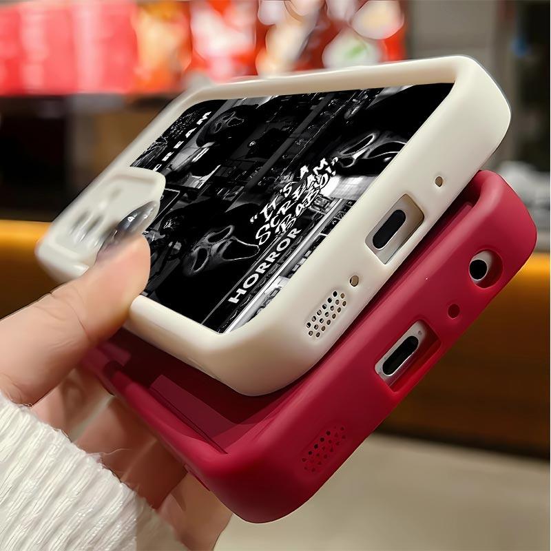 Ghost faces Realm Soft&Flexible TPU Silicone Phone Case For Galaxy S26 Ultra S25 Edge S24 FE S23 S22 S21 Plus A13 A14 A15 A16 A17 A33 A34 A35 A36 A52 A53 A54 NOTE20 Durable|Shockproof|Full Camera Protection|Anti-Fingerprint