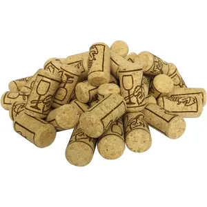 #8 natural wine corks (SIZE 7/8" x 1 3/4") bag of 50 best for homemade wine and DIY arts.