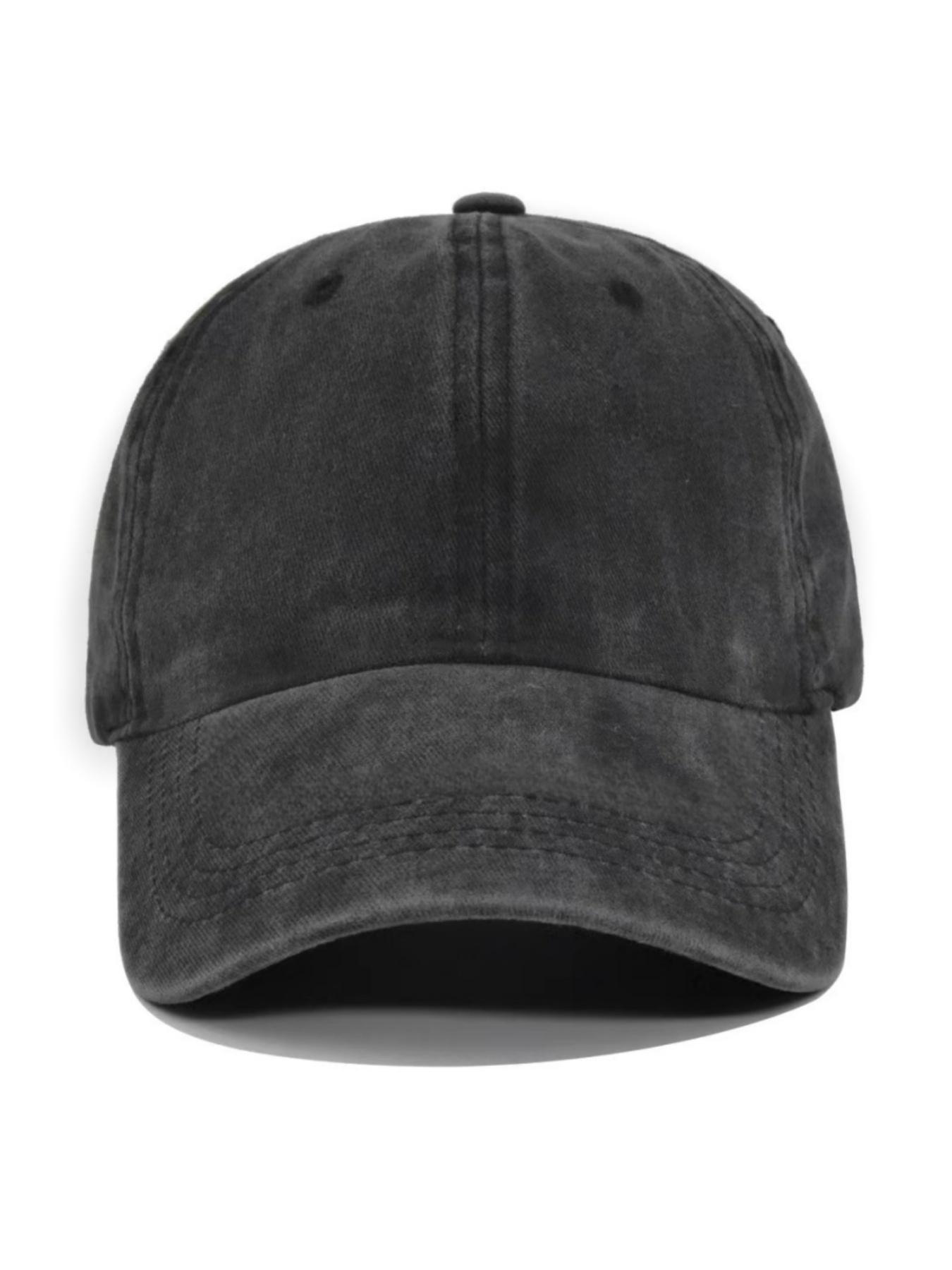 Unisex Casual Street Style Minimalist Solid Color Baseball Cap, New Trend All-match Sportive Baseball Cap, Trendy Hat for Men & Women for All Season