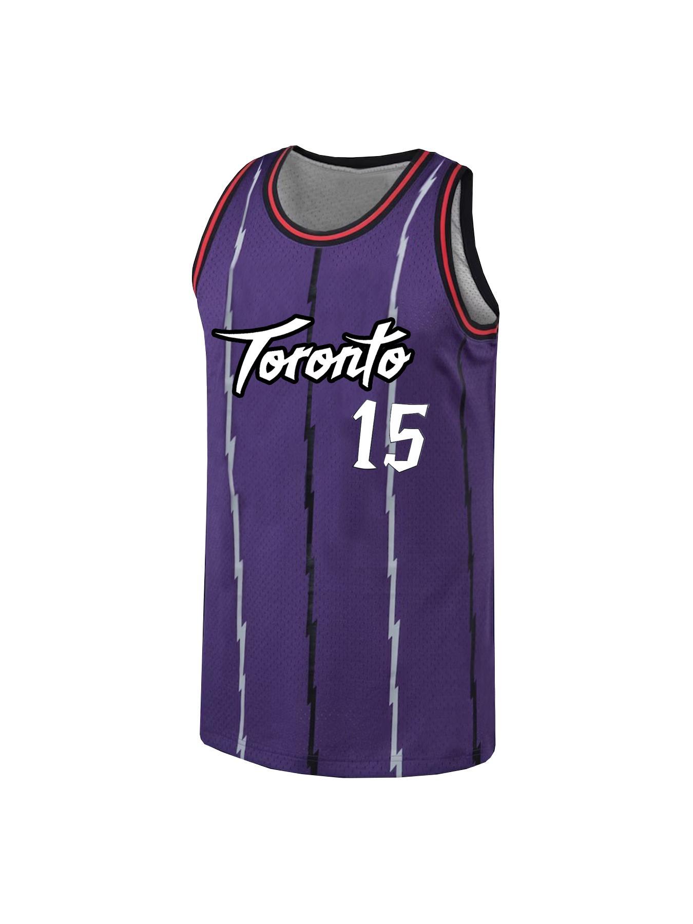 Men's Letter & Number Embroidery Basketball Jersey, Loose Casual Breathable Comfortable Sleeveless Vest, Sportswear Top, Basketball Training Sportswear for All Seasons