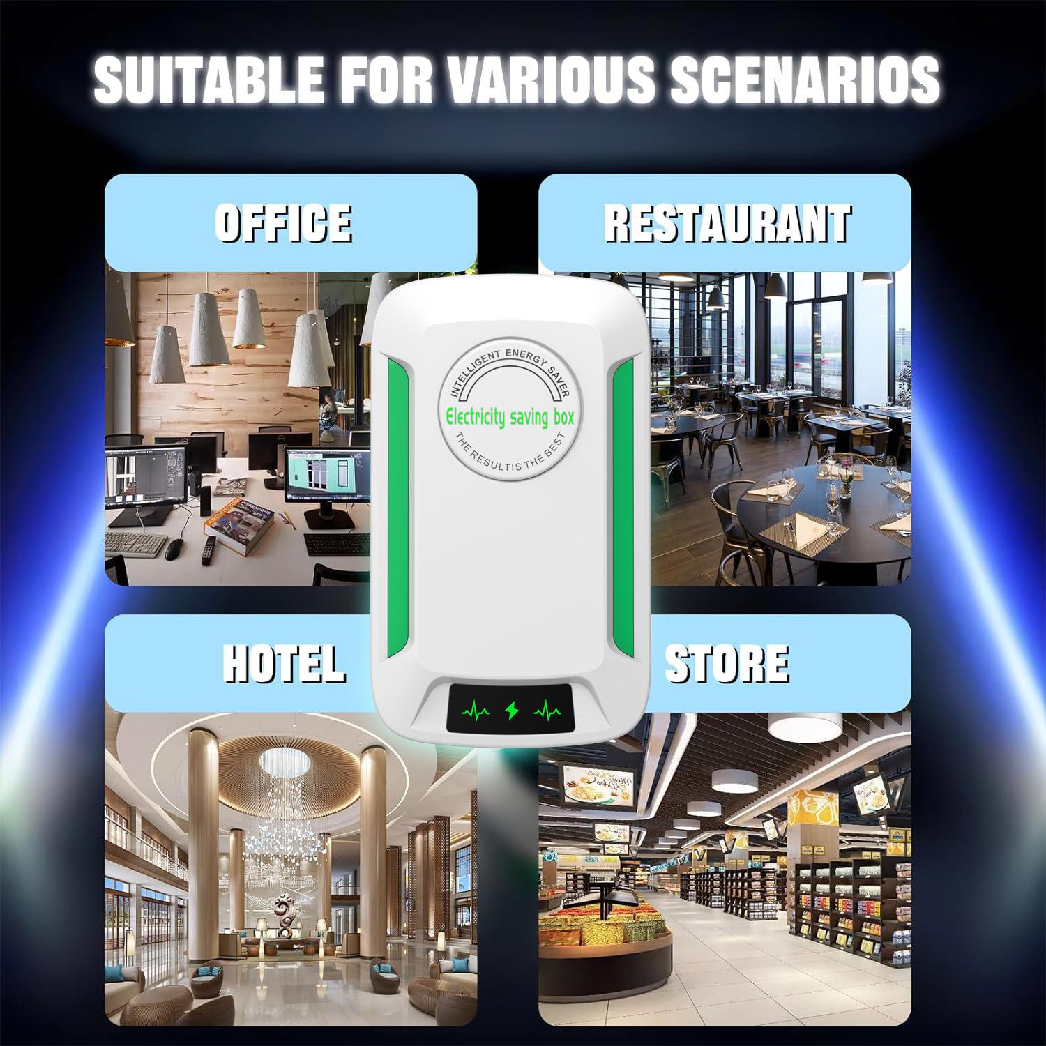 Plug-In Power Box with US Plug – 2026 Updated Design, Compatible with 90–250V Input Range.