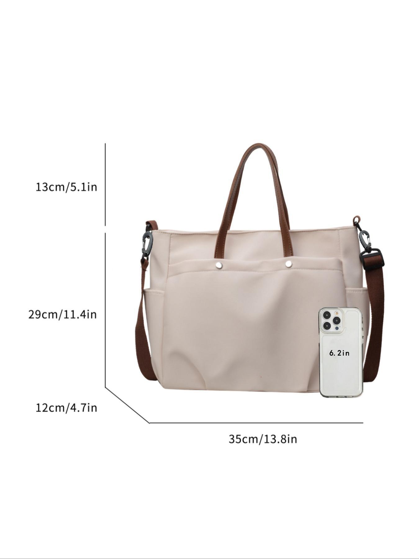 Large Capacity Minimalist Shoulder Bag, Casual Versatile Computer Crossbody Bag, All-match Tote Bag for Going Out, Dating, Shopping, Office, Class, Casual Messenger Bags