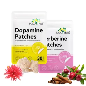 Berberine + Dopamine Patch - 60 Pieces, Biodegradable Materials, Single Unit Count, No Ca Prop 65 Re, Ideal for Health Enthusiasts