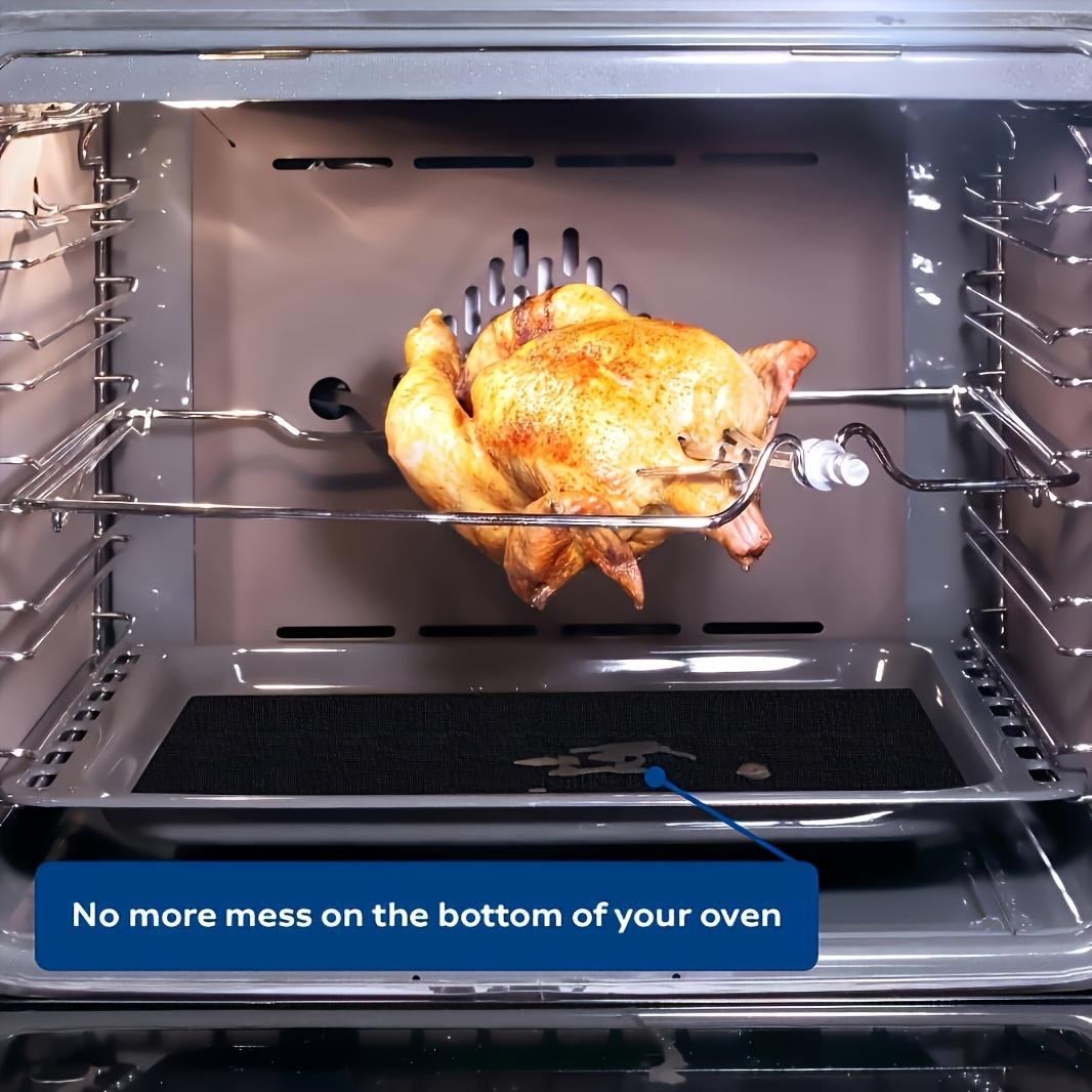 Heavy Duty Non-Stick Surface Multi-Functional Reusable Cooking Pad Thickened Fiberglass Liner for Stoves Toasters BBQ Grills Flexible Board for Baking Grilling Outdoor Use Heat Safe Up To 500°F