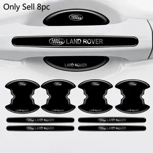 8pc Car Stlying Door Handle Bowl Anti-scratch Protective Stickers For Land Rover Range Rover Evoque Velar Discovery Auto Accessories