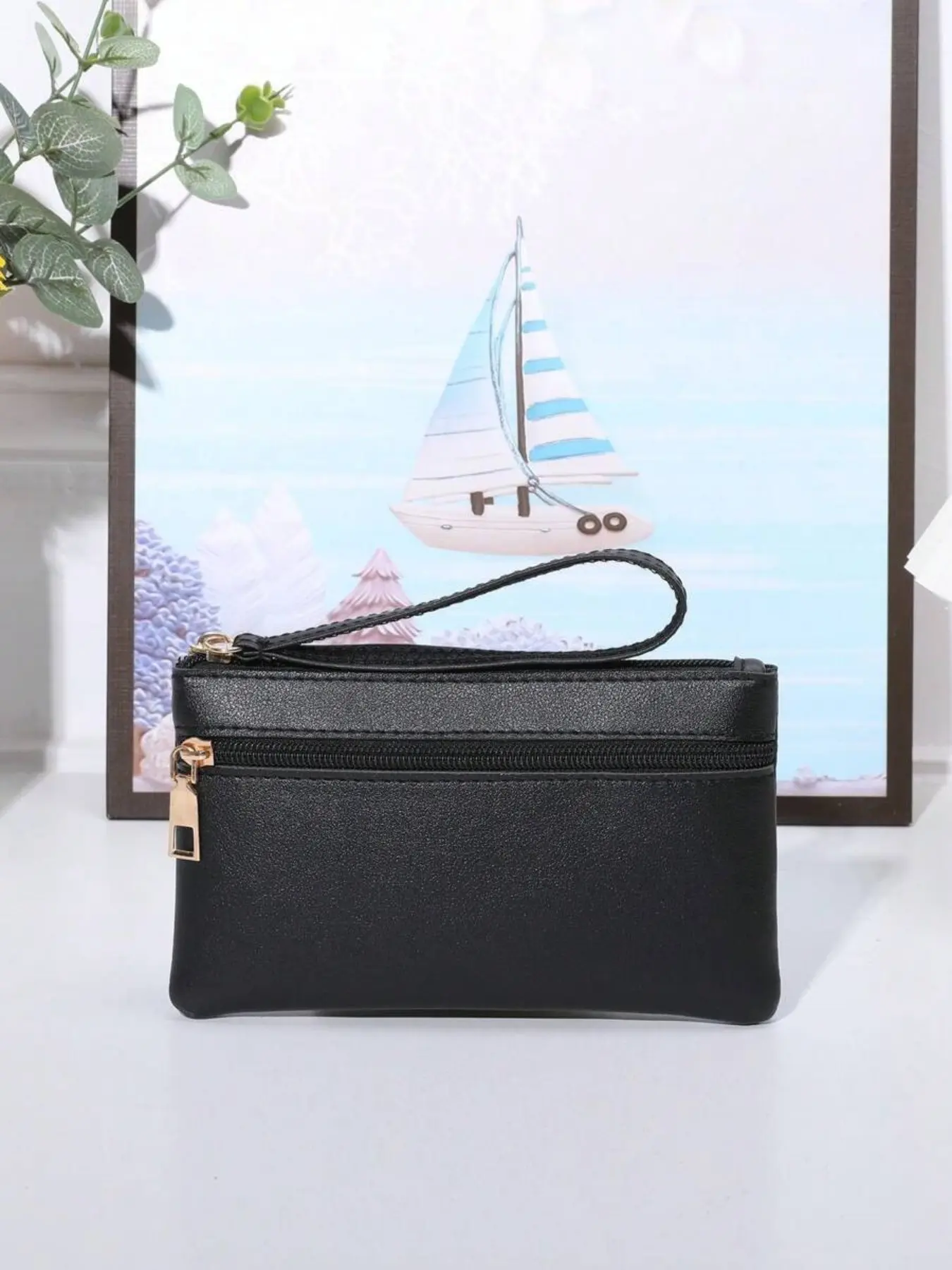 New Women's Multifunctional Wrist Bag, Long Double Zipper Phone Wallet, Stylish and Practical Accessory for Daily Use