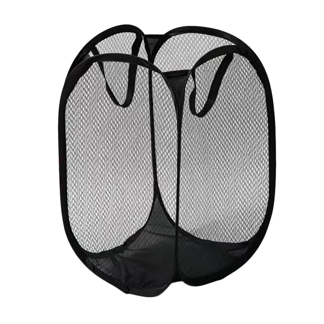 Foldable Pop-Up Laundry Basket with Handle, Durable Storage Basket for Clothes and Toys, Space-Saving Design, Ideal for Home Use