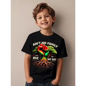 Ain't No Family Like the One We Got Family Reunion Root Funny Awesome Graphic Kid T-Shirt Popular Kid T Shirts Trendy Cool Tees Tops for Kid
