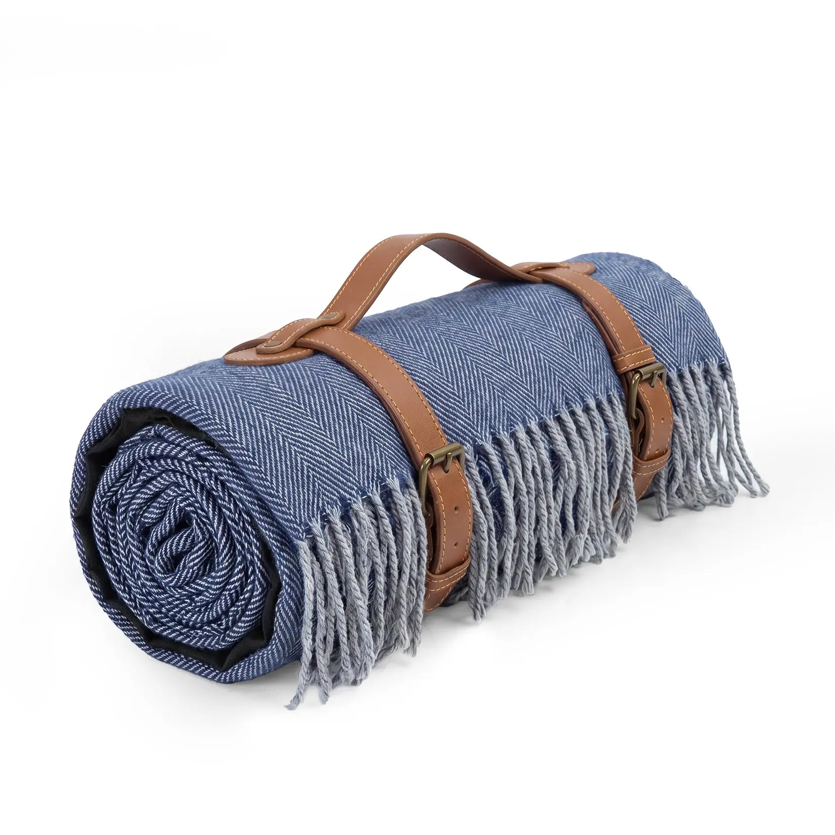 Waterproof Outdoor Picnic Blanket – Large 4.9×6.6ft, Soft Acrylic & Oxford, PVC Backing, Collapsible, Tassel Edge, Easy Clean, Portable Mat for Beach, Park, Camping, Indoor & Outdoor Use