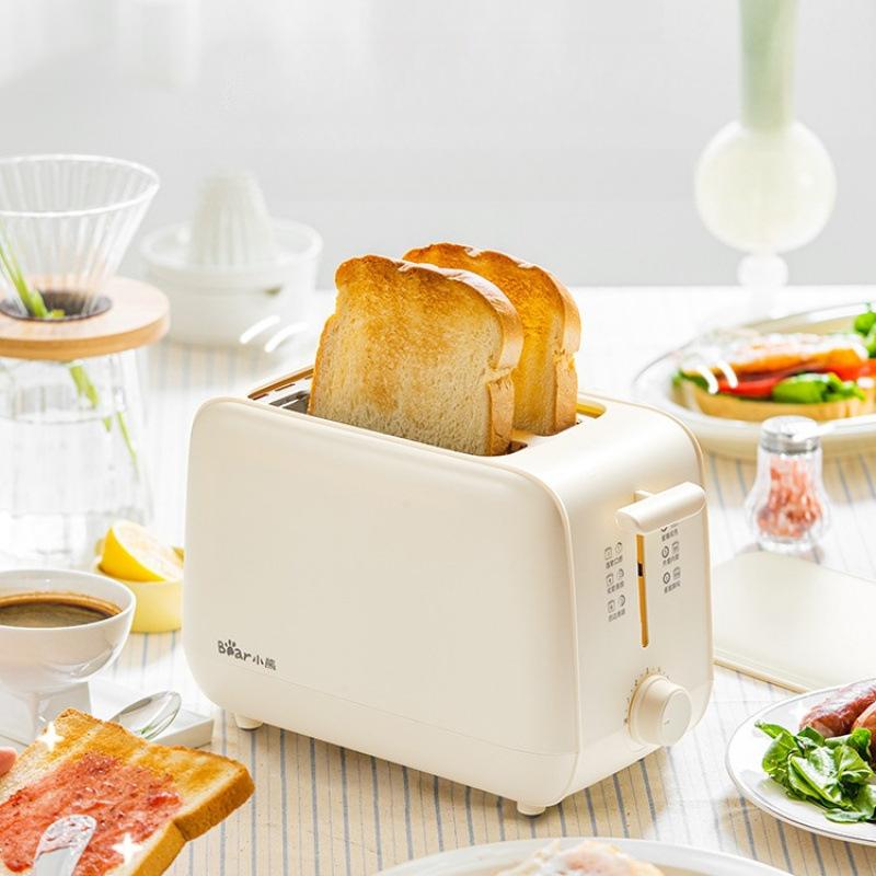 Household Automatic 2 Slice Toaster & Sandwich Breakfast Machine, Compact Bread Warmer for Quick Toast and Homemade Morning Meals