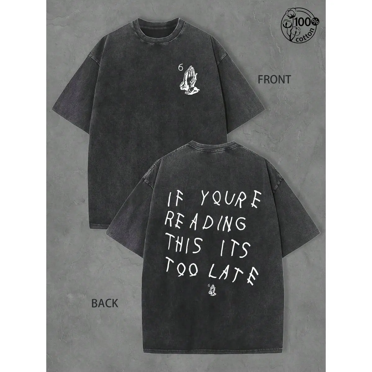 Drake If You're Reading It's Too Late Vintage T-Shirt Hip Hop Men T-Shirt,Y2k Drake Take Care Graphic Music Fan T-Shirt,Rapper Streetwear,All Seasons