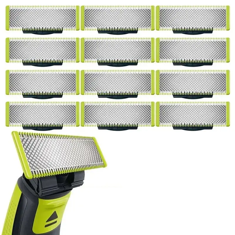 T-Type Razor Blade Heads, 1-10 Pack, Compatible with Qp2523, 2527, 6523, 2520, 2533, 2630, 6520, Anti-Friction Razor Blades