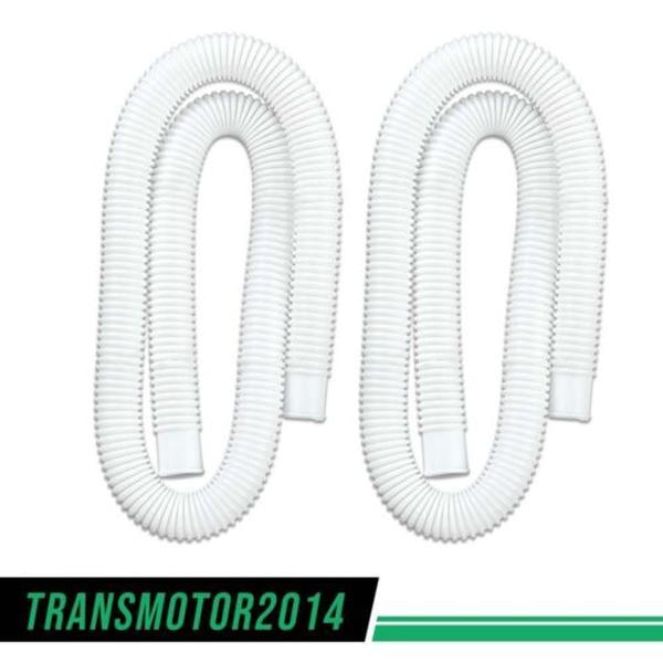 2pcs Pool Hose Fit For Intex 1-1/4 inch Hose Above Ground Pool Pump Replacement 1.25" Pvc Pipe