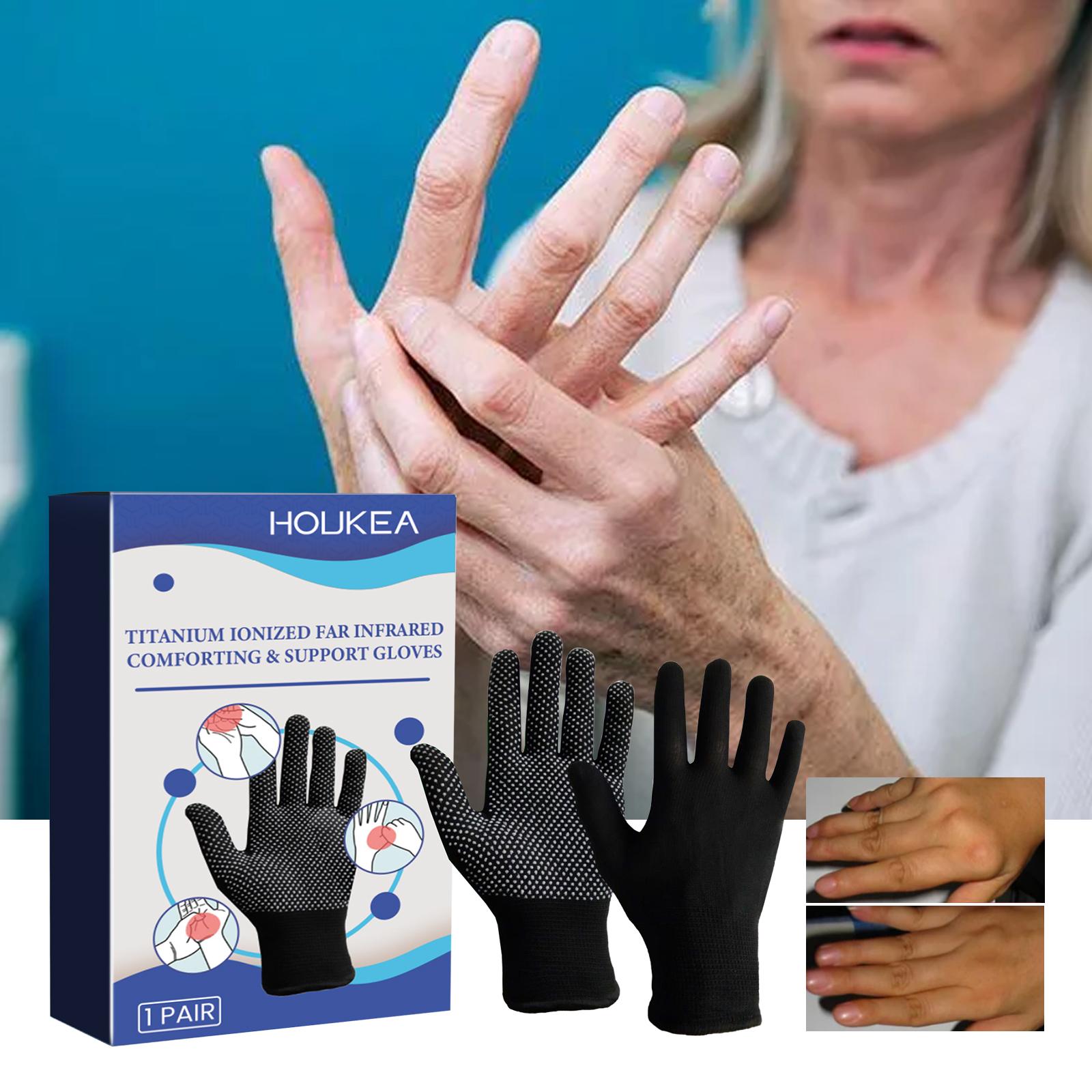 HouKea Dispensing Relief Gloves Relieve Stiff, Sore, Swollen Wrist and Thumb Joints Wrist Support Gloves