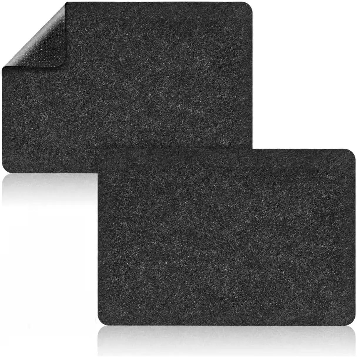 Heat Resistant Mat for Air Fryer, 2 Pcs Heat Resistant Pad Countertop Protector for Coffee Maker Countertops with Sliding Function for Air Fryer, Blender, Coffee Maker, Toaster
