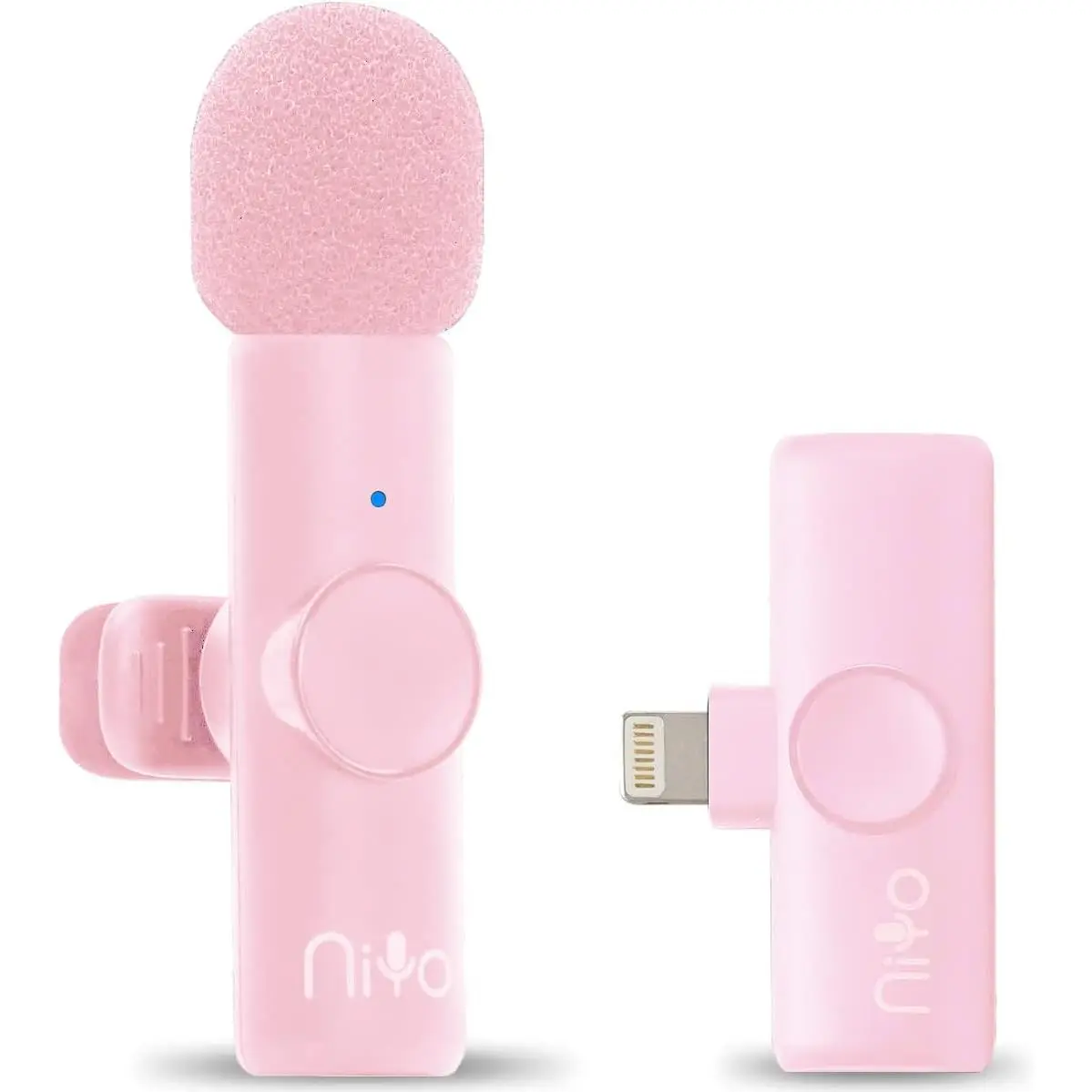 Niyo  Lapel Microphone - Professional Video Recording, Lightweight Mic for , Noise Reduction Clip- for Video Bloggers, Interviewers, Content Creators ()