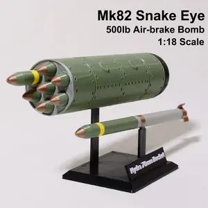 1:7 Scale Replica 70mm Rocket and Rocket Pod Non-Functional 3D Printed Model with Display Base - Durable PLA Plastic, Realistic Military Green Finish; Ideal for Collectors, Reenactors, Prop Makers, or Military History Enthusiasts