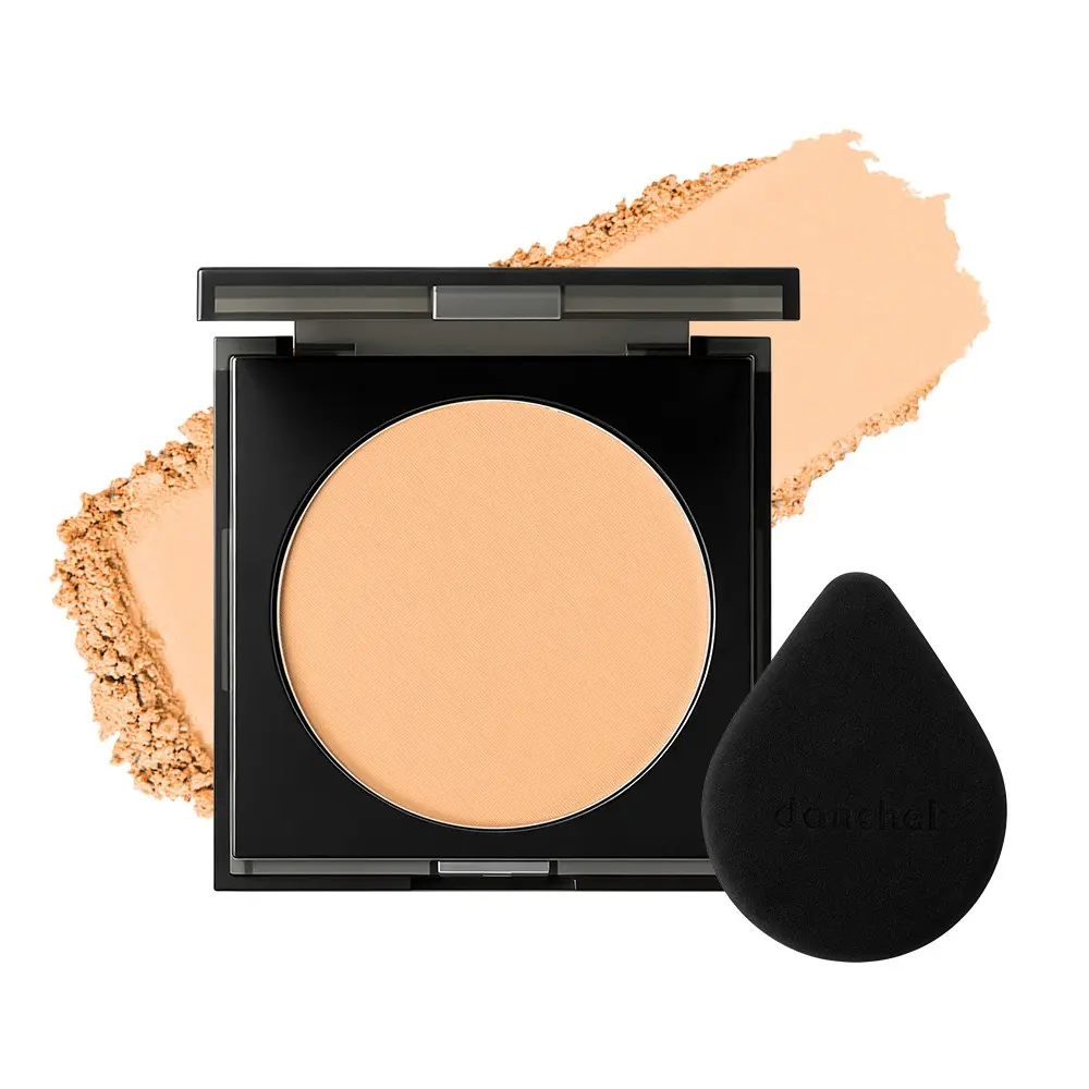 danchel Portable Baking Setting Makeup Powder Compact, Long-Lasting Oil Control, All-Day Wear, Soft-Focus Blurring Matte Finish, Ultra-Fine Powder, Non-Caking & Non-Creasing for All Skin Types, Multiple Shades Available