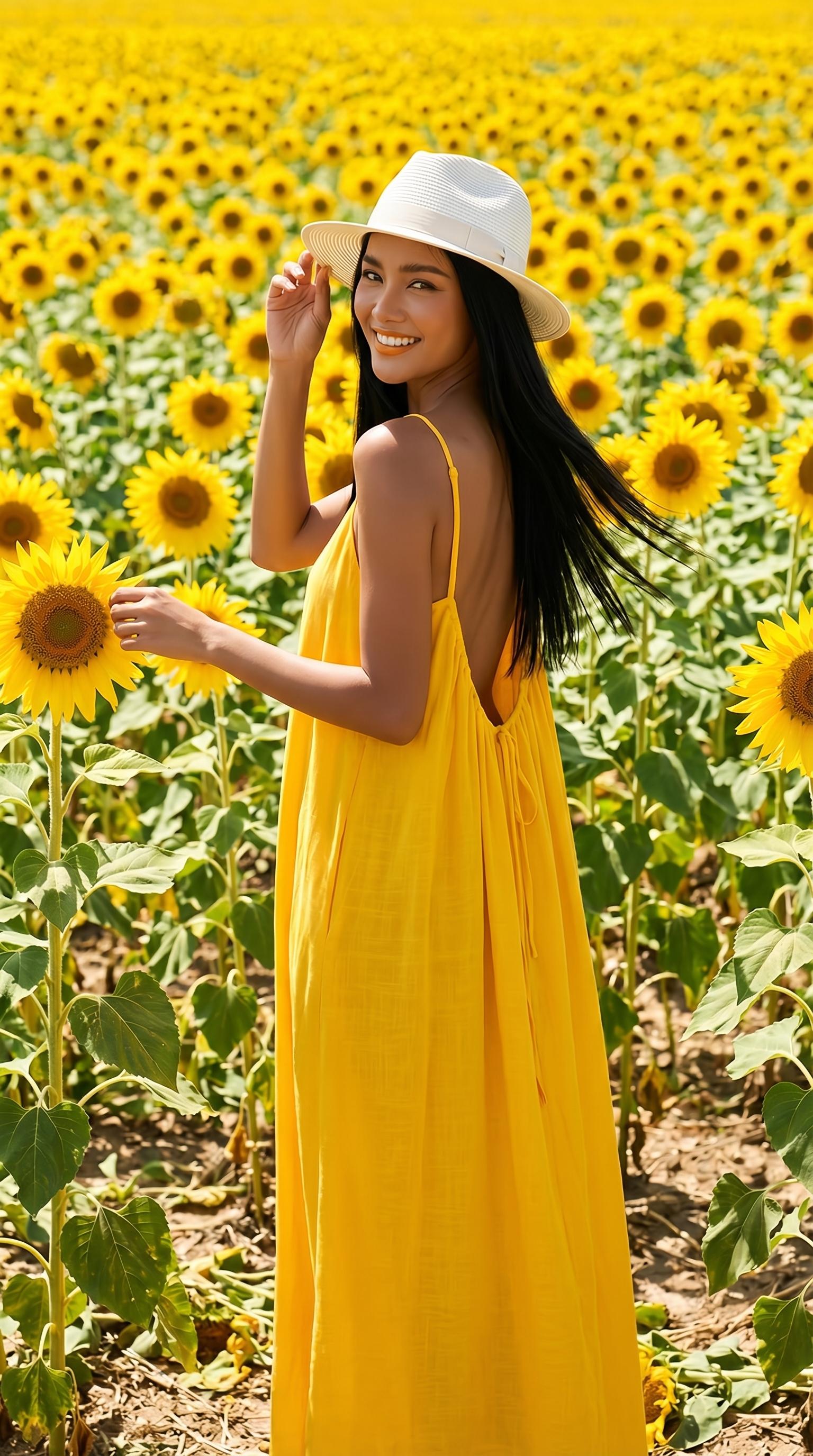 Women's Summer Casual Sleeveless Backless Cami Sundress 2026 Vacation House Dress