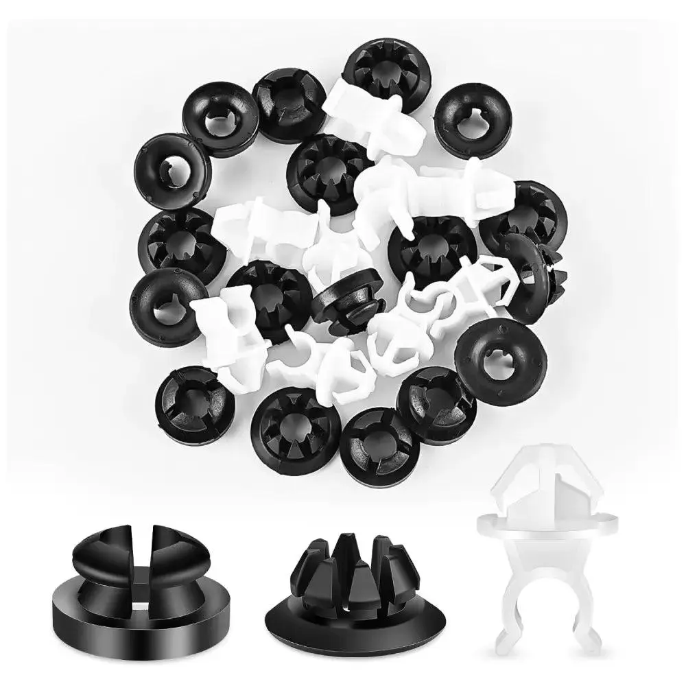 Nilight 30 Pcs Hood Support Prop Rod Holder Clips Hood Prop Rod Grommet Car Hood Rod Clip 91503-SS0-003 Compatible with Honda Accord Odyssey Prelude Acura RDX TSX