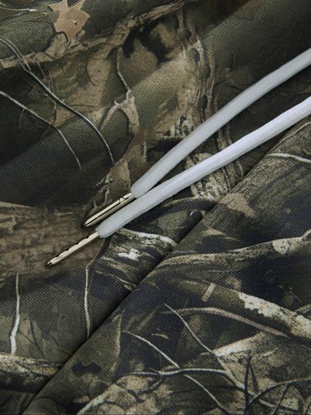 Men's Camo Print Straight Leg Sweatpants, Street Fashion Casual Regular Fit Camo Print Trousers for Daily Wear, Men's Bottoms for Summer, Athleisure Pants