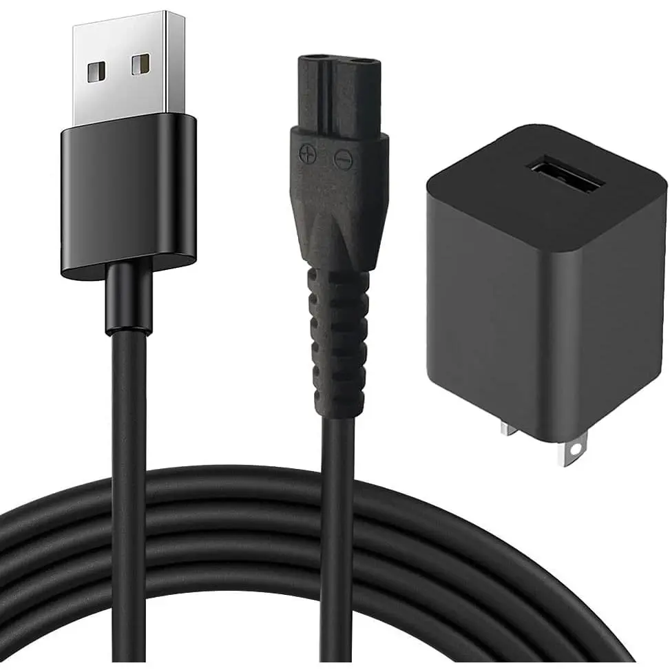 Replacement Charger for Manscaped Lawn Mower 3.0 & 2.0 Trimmers, Power Supply Adapter with Overheat and Voltage Protection, Thick Casing Cord, Manscape Trimmers, Overheat Safe