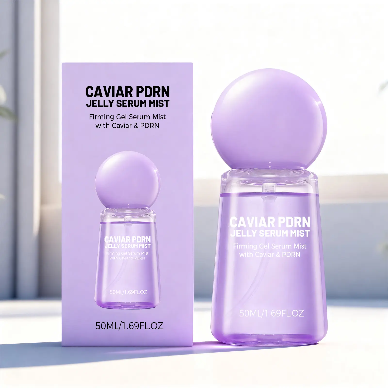 Caviar Jelly Essence Spray - Light And Gentle, It Gently Cares For Your Facial Skin. A Convenient Spray For Daily Care.