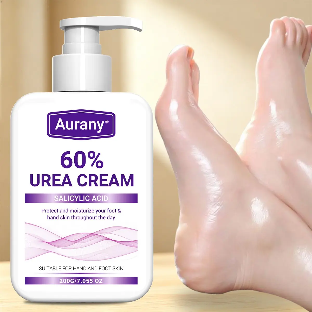 60% Urea Cream, Crema Urea, Urea Salicylic Acid Cream，Intense Moisture & Radiance, Daily Skin Moisturizing, Lightweight, Soft & Supple, Locks In Hydration, Hydrates Dry Damaged – Suitable For All Skin Types
