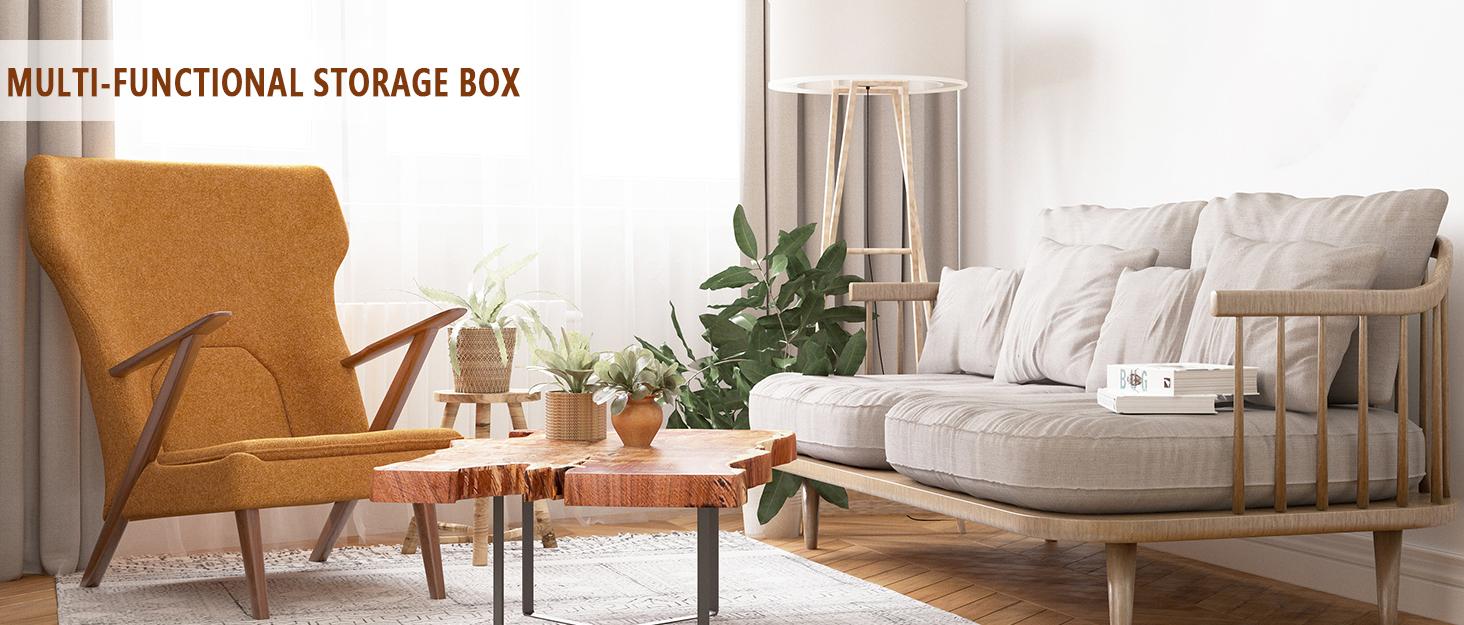 SNSLXH 5 Pack Stackable Closet Storage Basket, Multifunctional & Foldable Closet Organizer for Bathroom Kitchen Laundry Room Wardrobe Storage, Space-Saving Clothes Storage Drawer Organizer, White