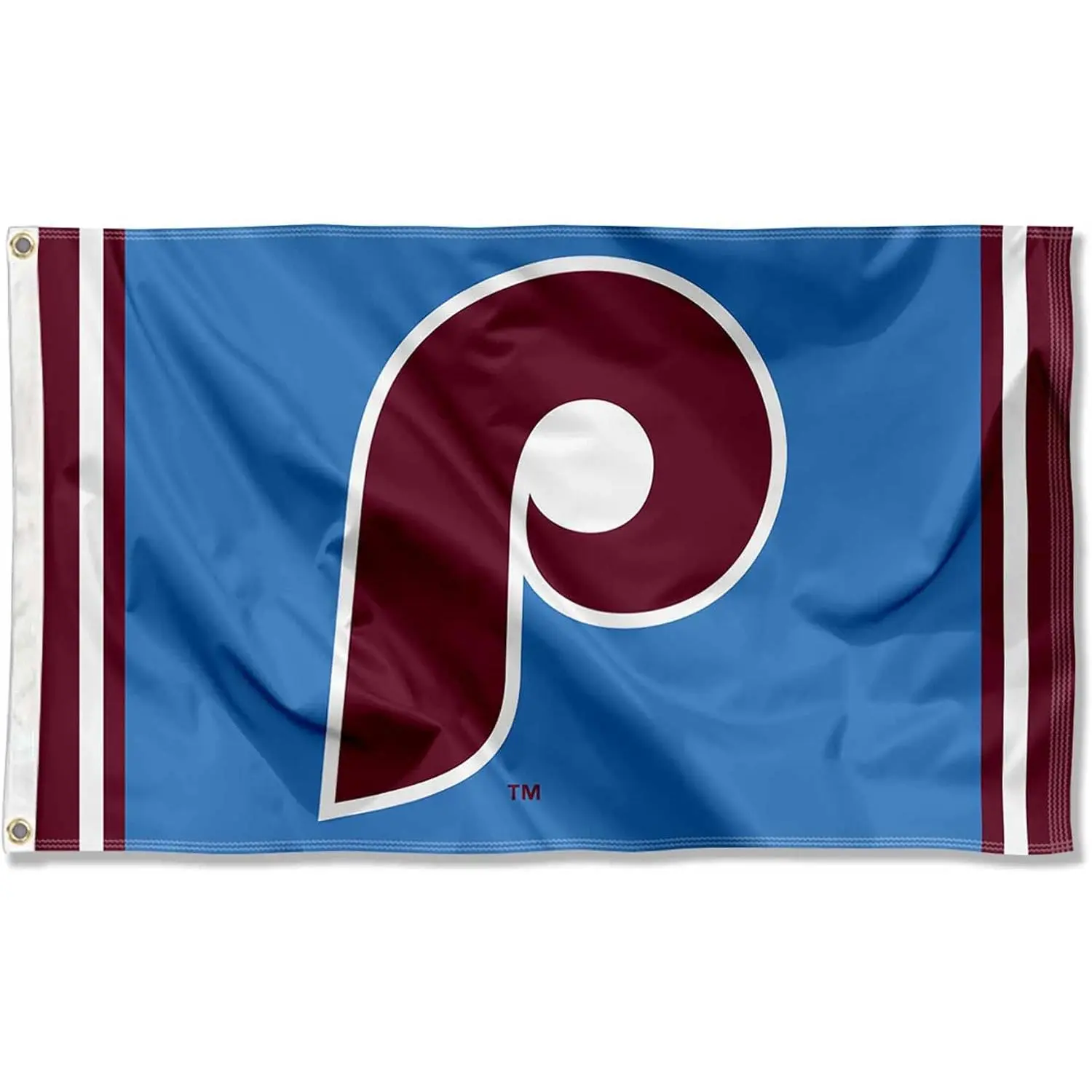 Philadelphia Phillies Retro Vintage Logo Flag - Lightweight Sports Collectible Flag & Banner for Decoration