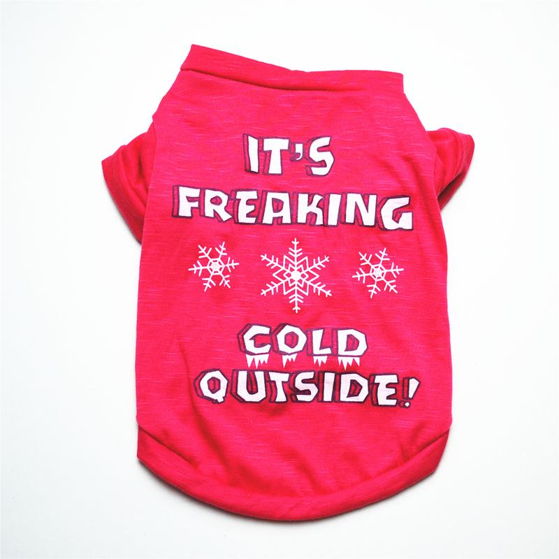 Breathable cool cotton vest for dogs in summer strip Loose Fit Soft Polyester Dog Hoodies with Letter Print coat Stylish