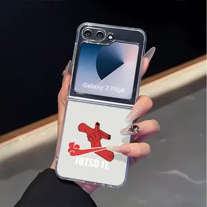 Binding gesture Mobile phone case suitable for Samsung ZFlip 4/5/6/7, shock-proof Hard shell, with fashionable aesthetic design