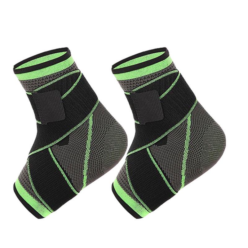 Ollas Ankle Support Brace, Adjustable To Wrap Around The Ankle, Suitable For Football, Basketball, Volleyball, Running Healthcare Tool Man Green（1Pc）
