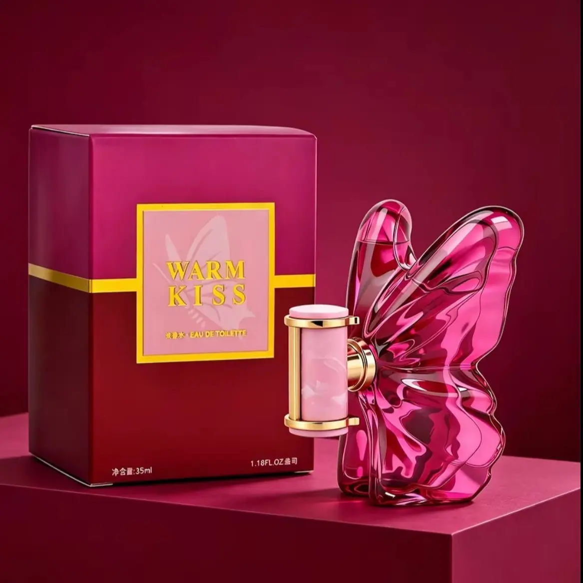 Flame Dance Perfume, Eau De Toilette, 35ML, Floral Fruit Scent, Attractive Butterfly Design, Long-Lasting Fragrance, Perfect for Daily Use