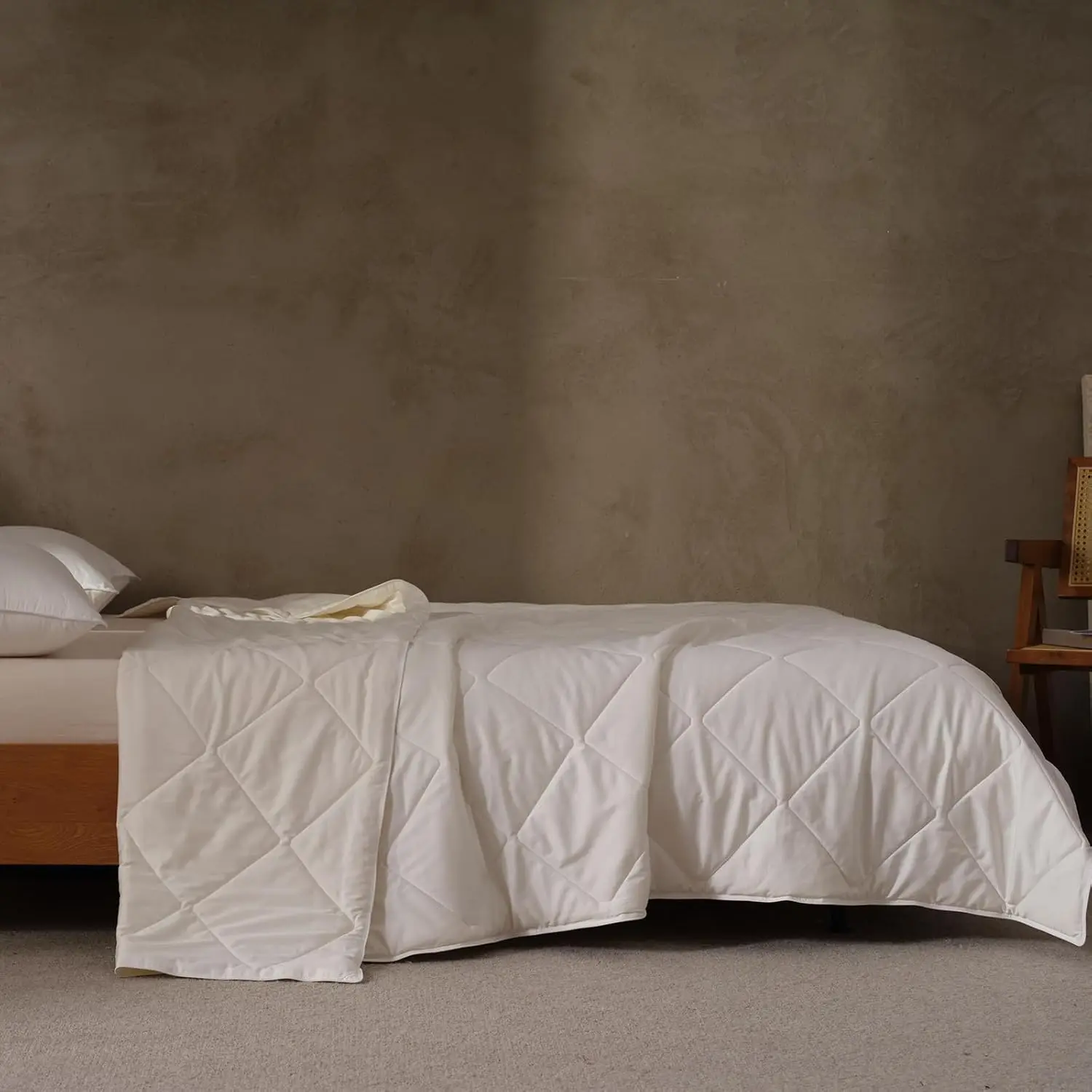 Light Weight  Comforter for Summer, Purely  Duvet Insert,  Australian  Filling (150GSM, Size )