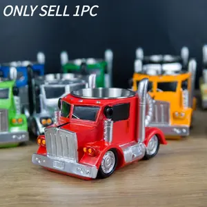Hot Selling Semi Truck Coffee Mugs Creative Resin Car Mug Decoration Cup Drinkware Reusable Funny Mug Novelty Coffee Mugs