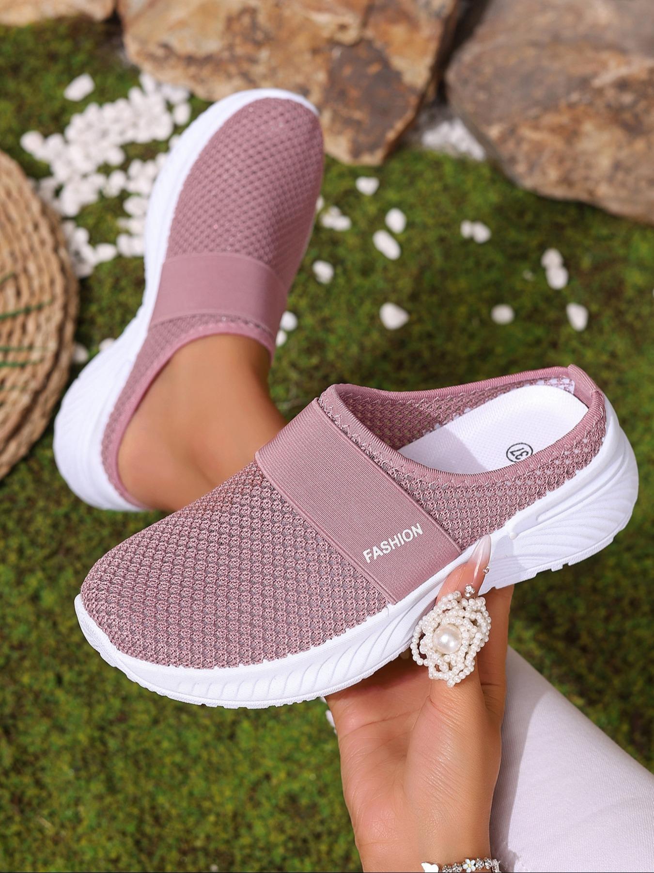 Women's Fashionable Mesh Breathable Lightweight Sneakers, Casual Comfortable Low Top Sock Sneakers, All-match Commuter Shoes for Work & Daily Wear, Girl