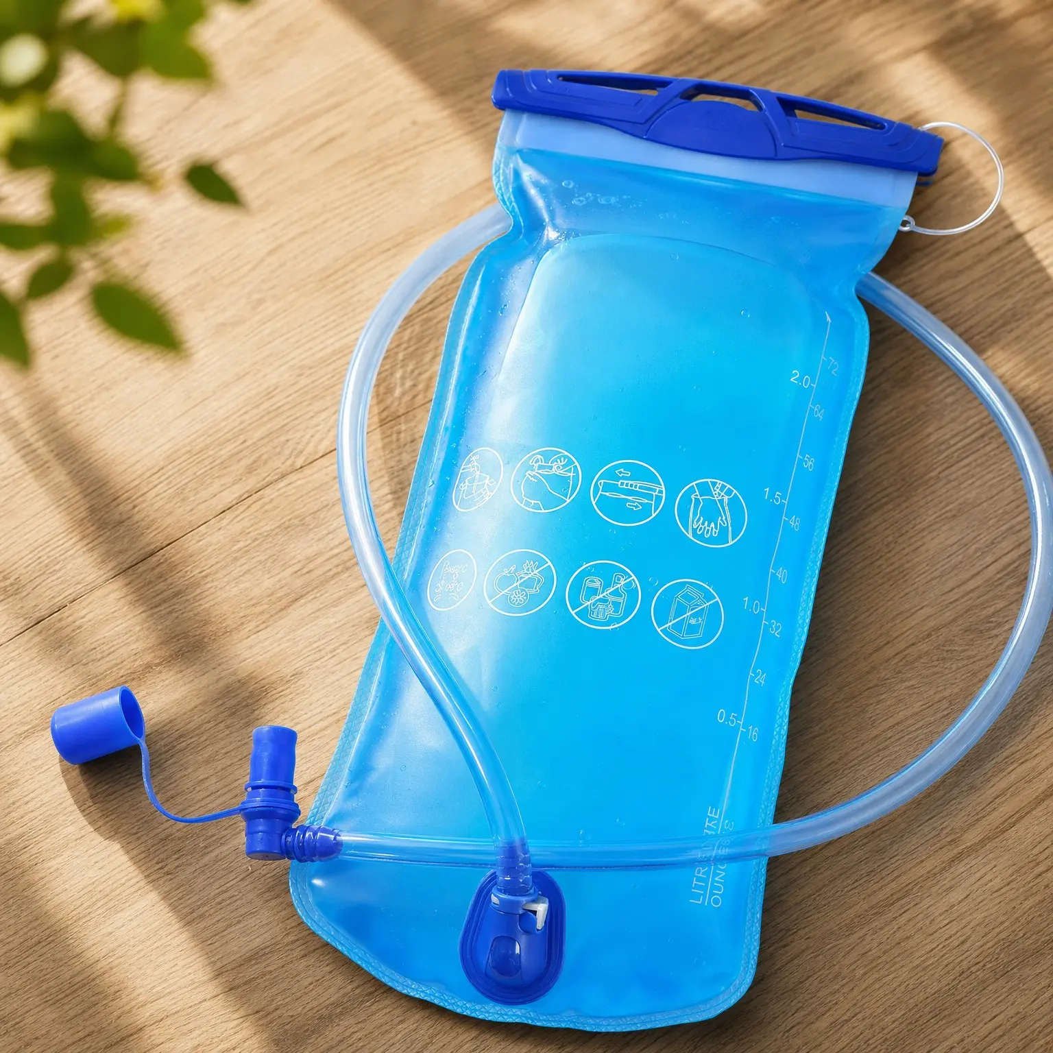 Hydration Bladder 1.5L 2L 3L Leak Proof Water Reservoir BPA-Free Water Pouch for Hydration Pack Hiking Backpack